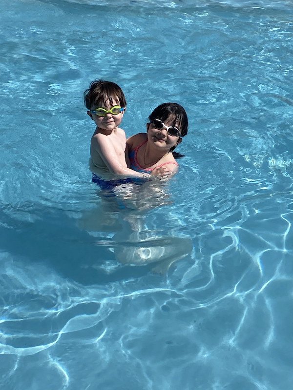 Kiddos in the pool