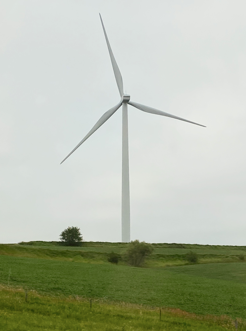 wind turbine in Iowa