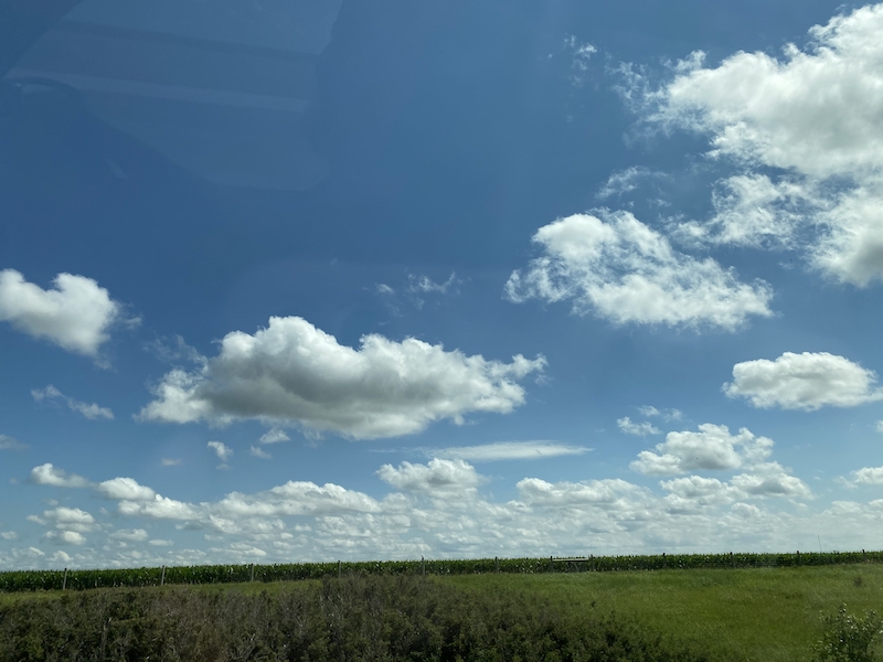 driving through Nebraska