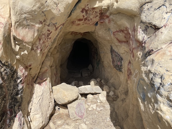 A cave on the Utah hike